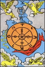 A Roda da Fortuna - Arcano Maior do Tarot do Amor