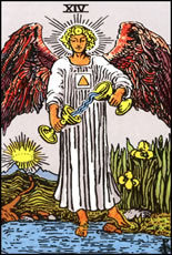 A Temperança - Arcano Maior do Tarot do Amor
