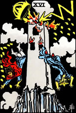 A Torre - Arcano Maior do Tarot do Amor