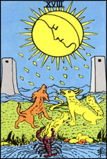 A Lua - Arcano Maior do Tarot do Amor