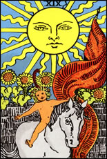 O Sol - Arcano Maior do Tarot do Amor