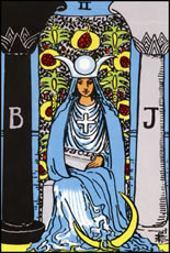A Sacerdotisa - Arcano Maior do Tarot do Amor