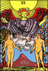 Os Enamorados - Arcano Maior do Tarot do Amor