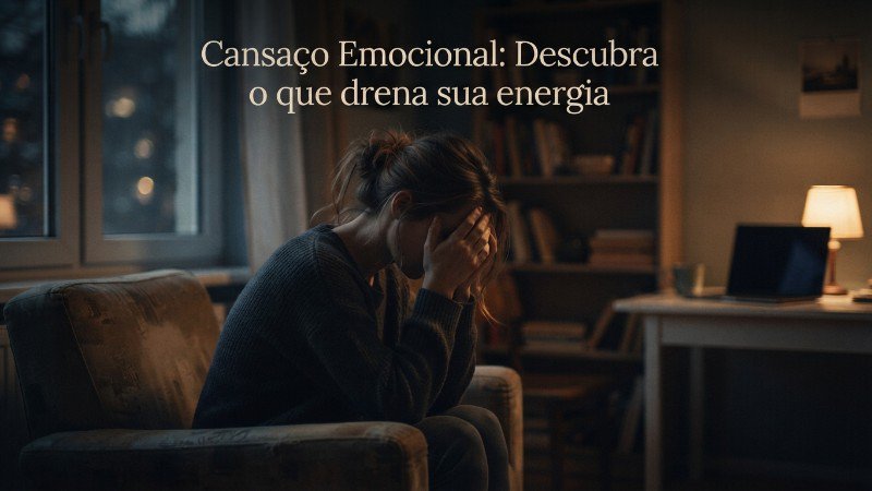 Cansaço Emocional: Descubra o que drena sua energia