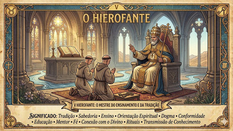 O Hierofante ou Papa no Amor: Signifi...