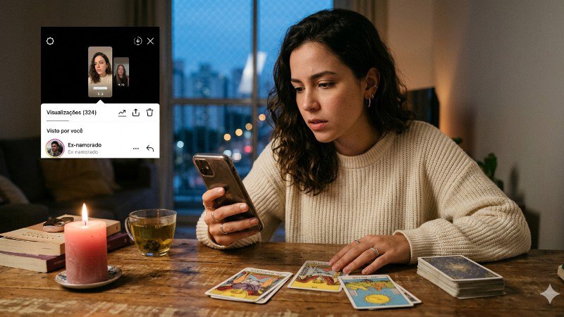 Por que o ex vê meus Stories? O Tarot...
